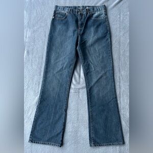 The Children’s Place Boys Dark Blue Denim Bootcut Jeans Size‎ 18 Husky
